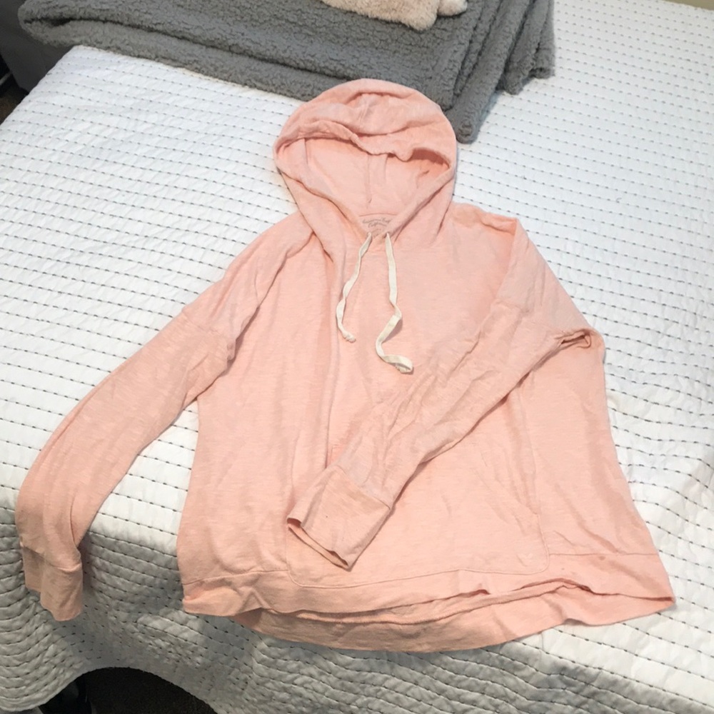 Light pink lightweight hoody